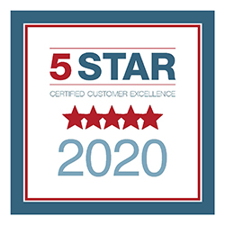 5 Star 2020 Certified 